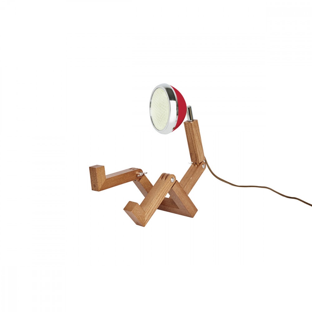 Piffany Copenhagen Lampada Da Tavolo Mr. Wattson Flash Red – 12V, Design Unico, Colore Rosso