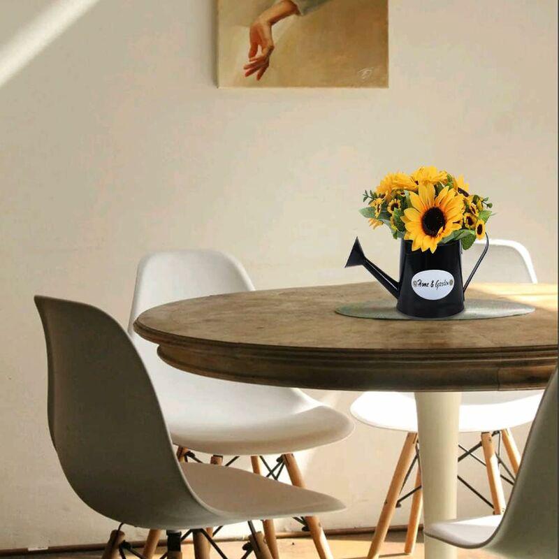 Tournesols Artificiels avec Pot Fleurs Artificielles Décoration Tournesols Fleurs en Plastique Tournesols Fleurs Artificielles Décoration pour Salon - 3