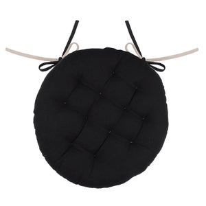 Cuscino Rotondo Per Sedia In Velluto A Coste – Diametro 40 Cm, Verde Chiaro, Antiscivolo, Con Fodera Rimovibile Lavabile, Per Cucina, Giardino E Ufficio