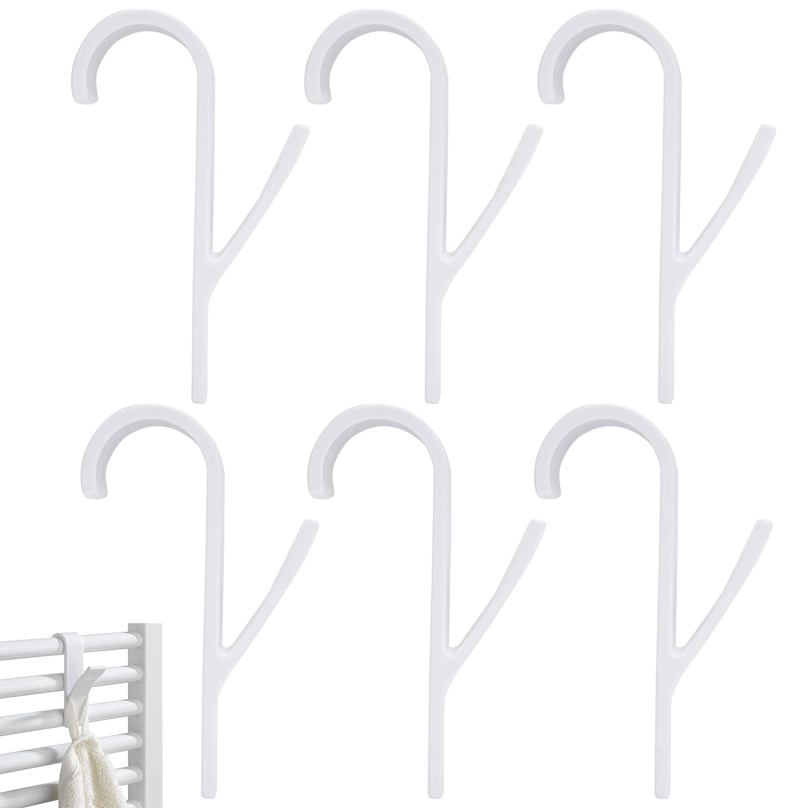 Crochet Patère Pour Paroi De Douche, Sèche Serviettes Taupe[J3937