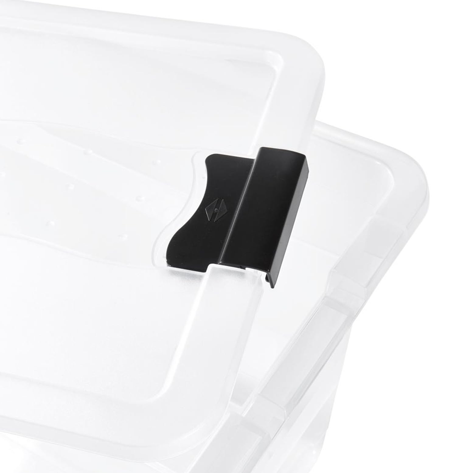 Boîte de rangement jouet avec couvercle 24 litres - Transparent - 6