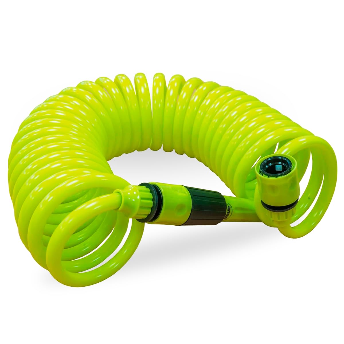 Tuyau D'arrosage Spiralé 7,5m - Kit Avec Lance Et Adaptateurs - Idéal Balcon, Terrasse Ou Petit Jardin