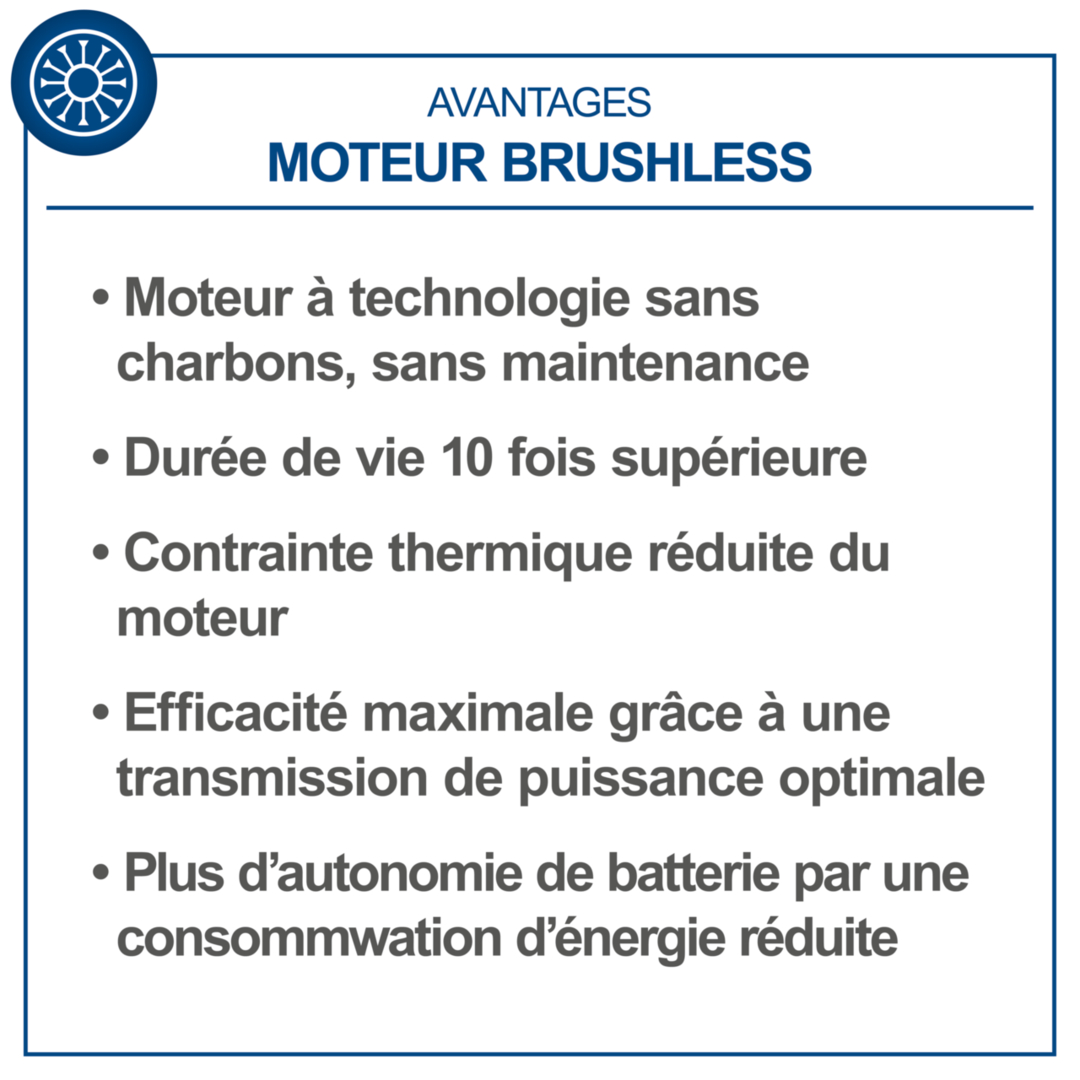Scheppach Tondeuse sans fil BC-MP430-X SET XL2 - largeur de coupe 43 cm - superficie 600-700 m² - bac 50L - 2 batteries 4Ah + chargeur double inclus - 5