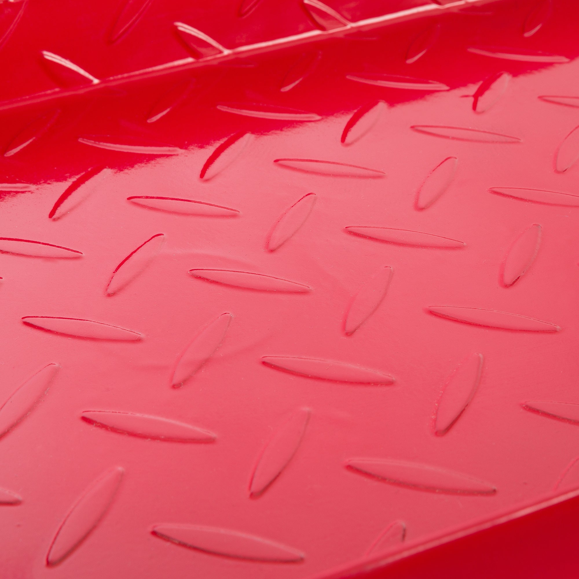 AREBOS Rampa di accesso regolabile 290–375 mm in acciaio robusto con cilindro idraulico, capacità di carico fino a 2000 kg Rosso - 9