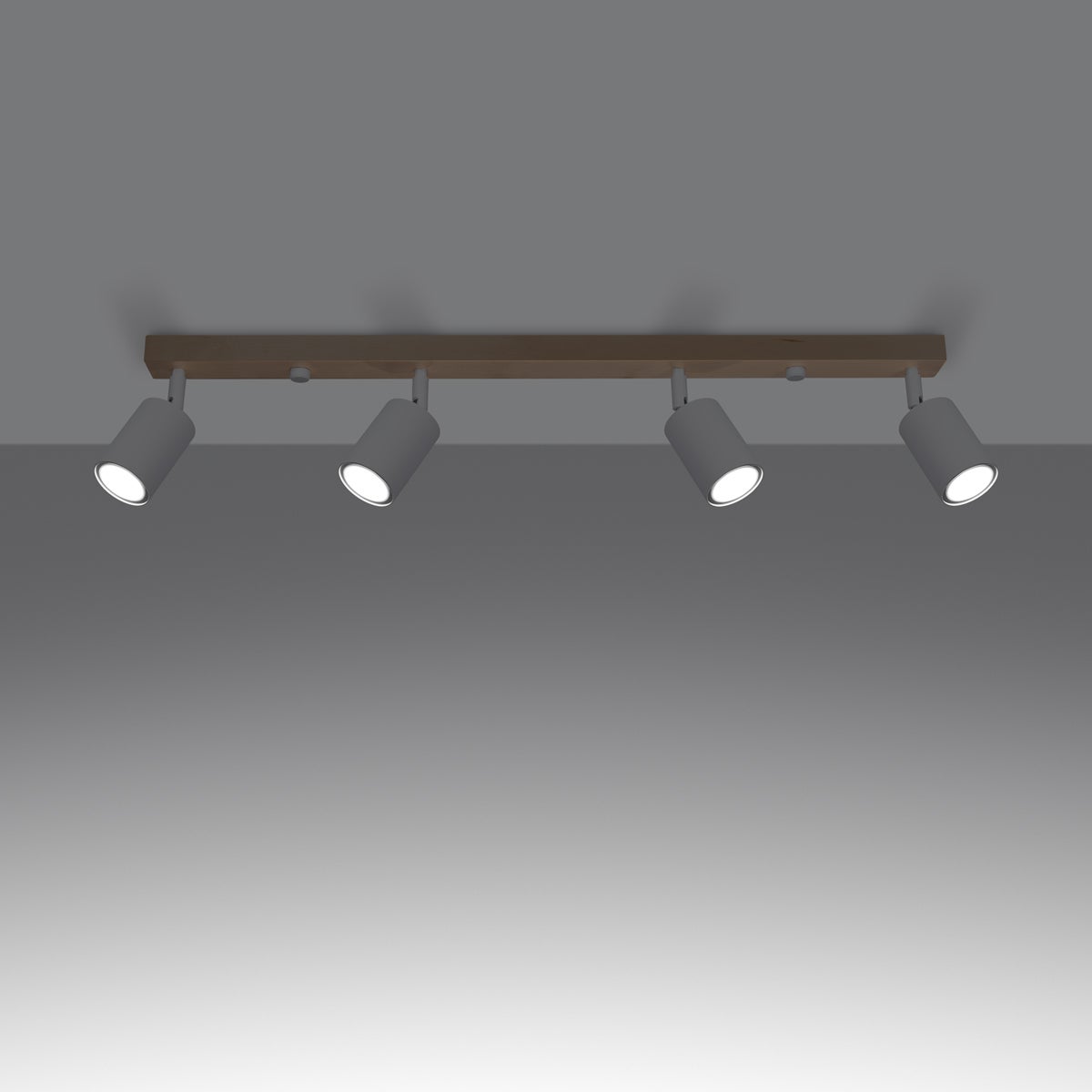 Plafon FLARE 4 biały LED 3000K - 96x65x17.5cm Sollux