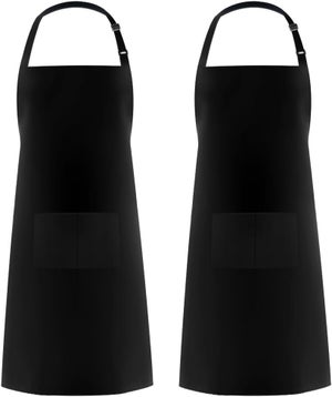 GTDOOCE Grembiule Donna da Cucina - Set 2 Pezzi per Cucinare, Servire e Cuocere al Barbecue