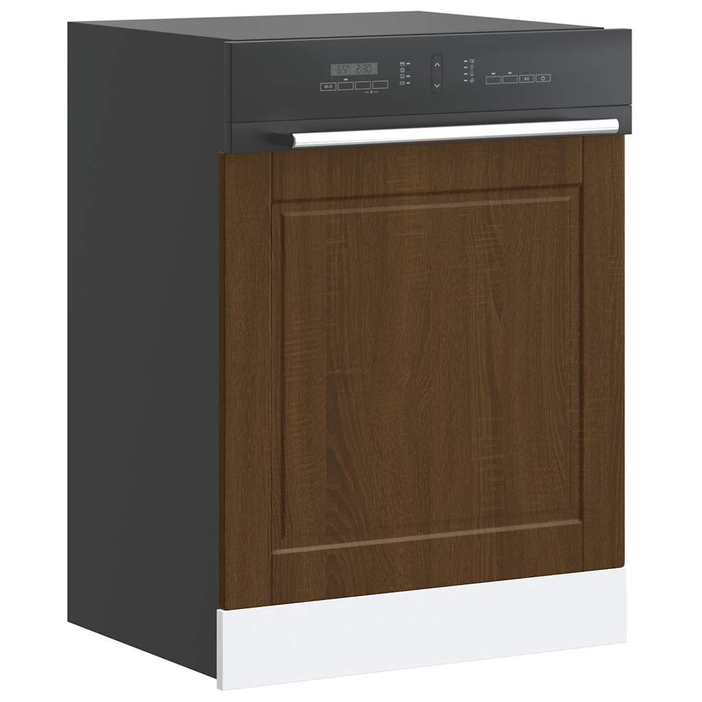 Tomostar Façade Porte Lave-Vaisselle Lyon Chêne Sonoma 59,5x3x67 Cm - Panneau Accessoire Cuisine