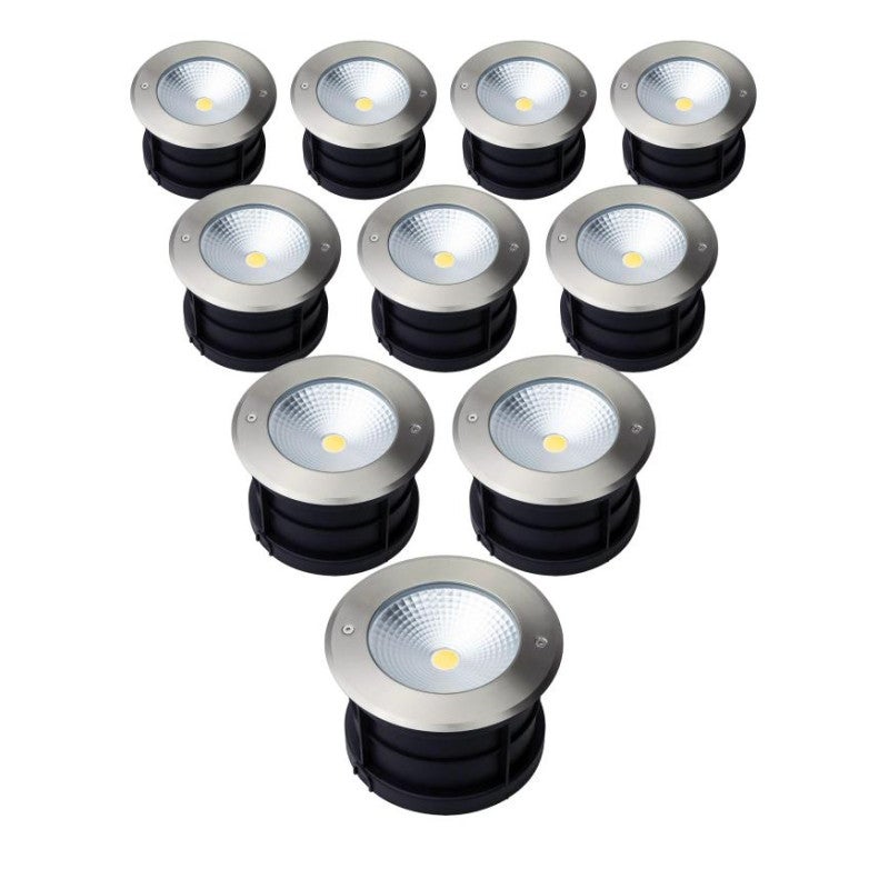 TEKHOME Faretto da Incasso a Terra LED IP67, 3W-18W 3000K