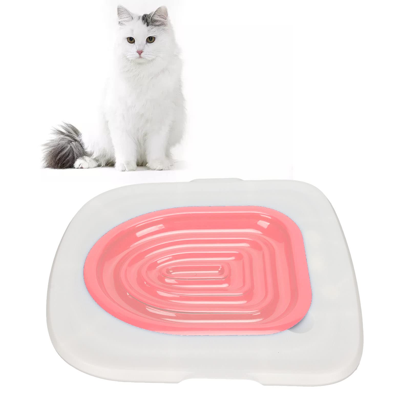 Kit d'apprentissage de la propreté pour chat, entraîneur de toilettes pour chat réutilisable universel, toilette pour chat Tra - 6