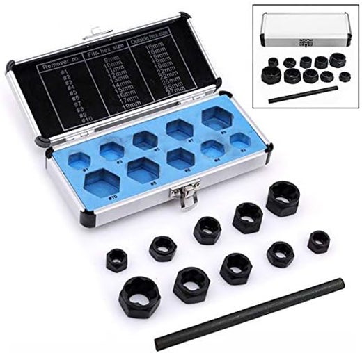 Lot De 4 Clés à écrou évasé – Clé à Ligne De Frein SAE 1/4, 5/16