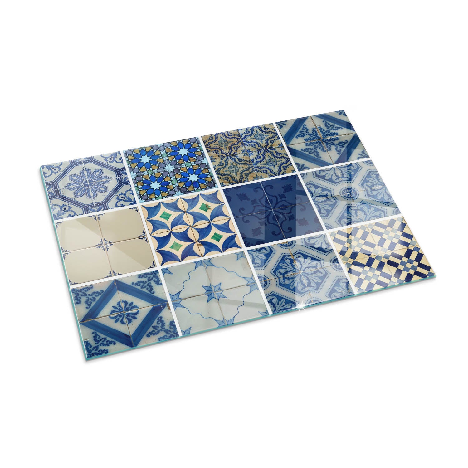 Szyba hartowana pod kominek, szkło zabezpieczające podłogę, nowoczesny design | 100x70 | Wzory ceramicznych płytek