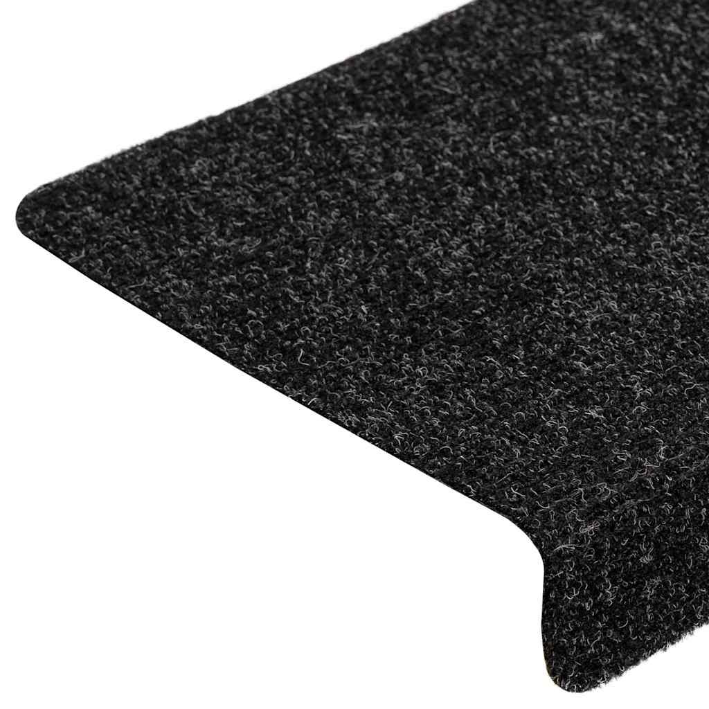 Tapis d'escalier autocollant 20 pcs | Paillasson d'escalier | Tapis de marche noir 65x21x4 cm CFW773431 - 6