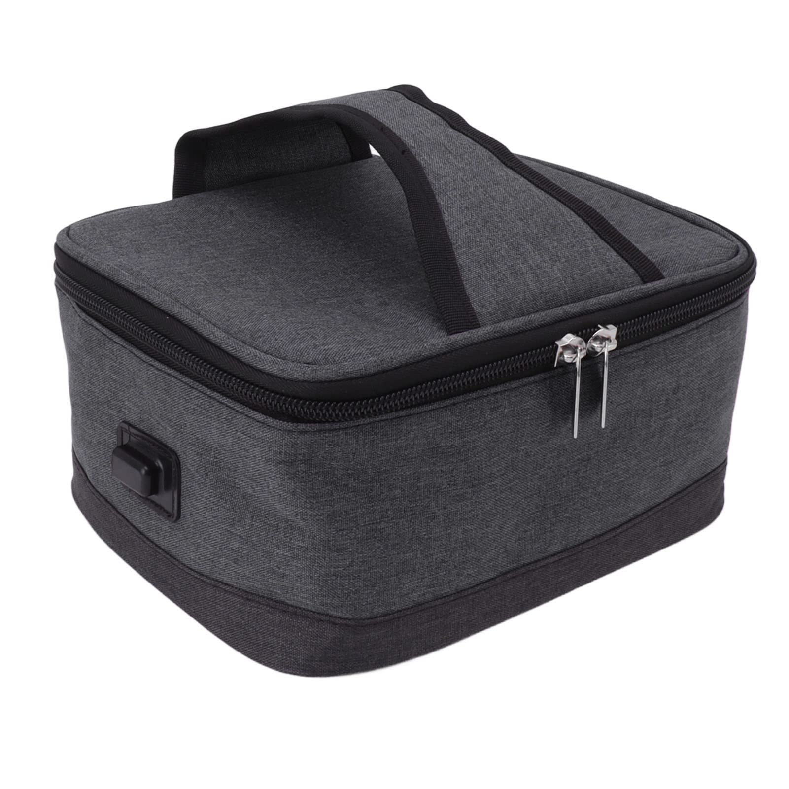Boîte Repas Chauffante électrique 1000ml - Batterie 16000mAh, 6 Niveaux De Chaleur, écran Digital - Portative Pour Bureau, Chantier, Voyage