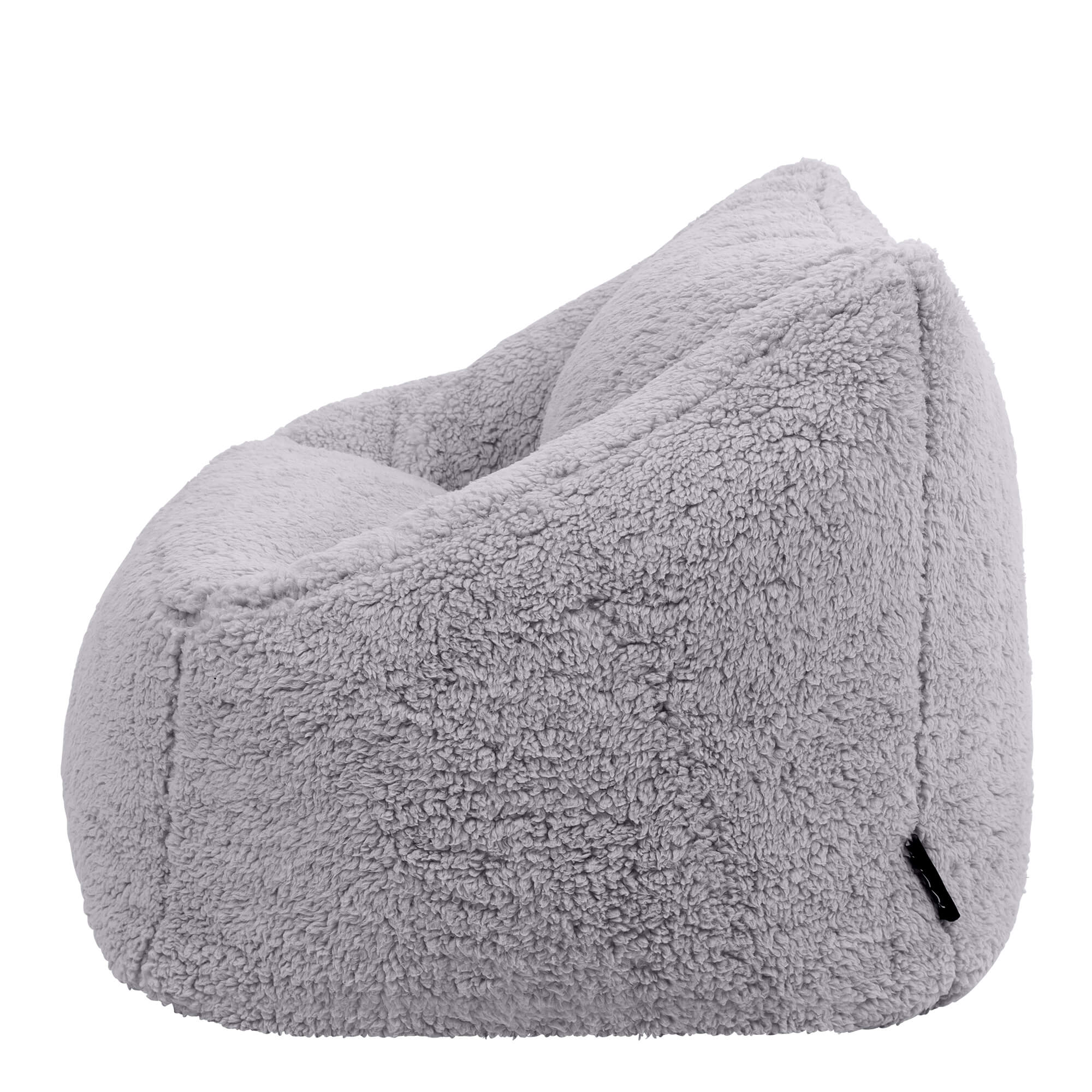 Pouf fauteuil enfant Icon polaire gris clair, chambre, salon, 55x55cm Oeko-Tex® - 5