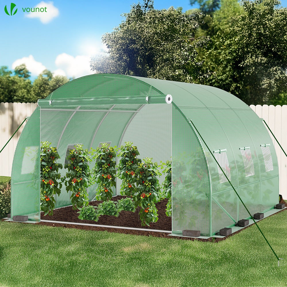 Serra da Giardino Tunnel, Serra per Orto, Piante Verde e Frutto, 3x3x2m 9m² - 2