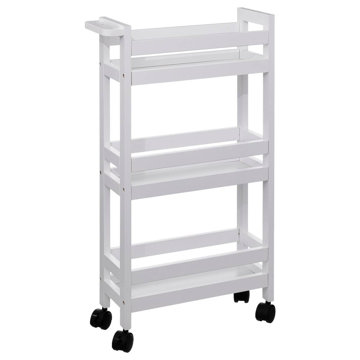 5Five Simply Smart 5Five, Carrello A 3 Livelli Colorama In Cotone Bianco Blanco , Leroy Merlin