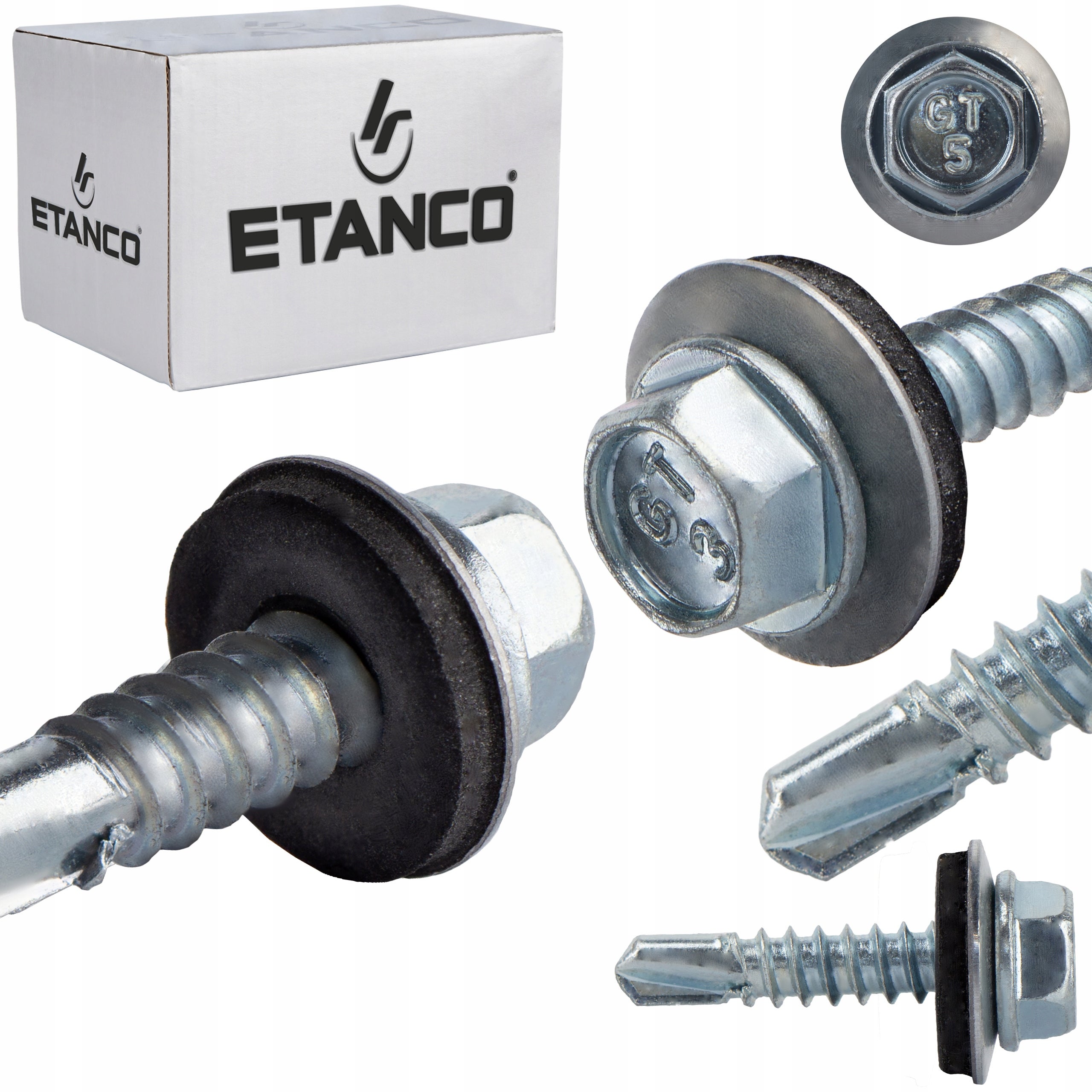 Wkręty samowiercące do metalu Etanco GT5 Z14 5,5x25 mm ocynk 250szt