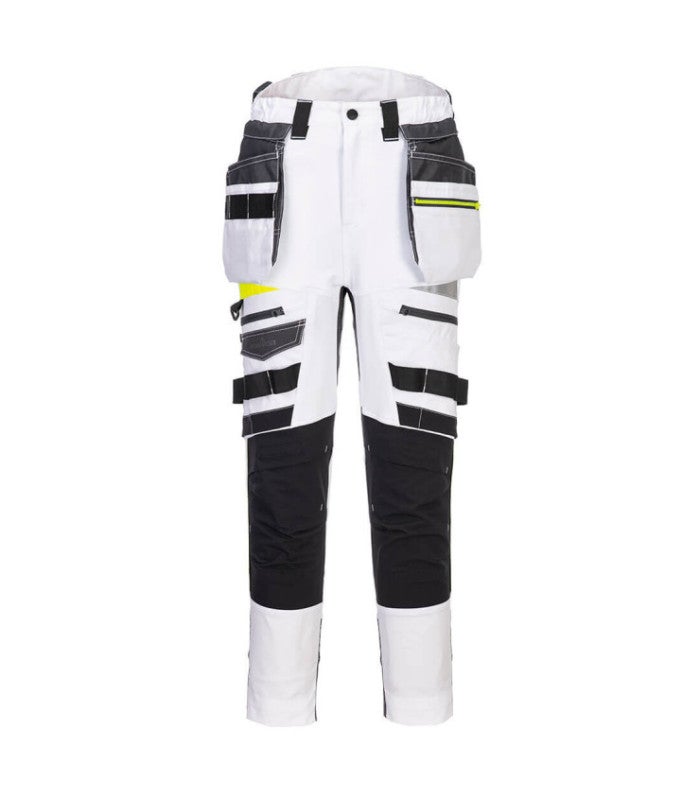 Pantalon De Survêtement Femme Détachable - Polycoton Extensible, Taille Haute, Poches, Pour Yoga Ou Quotidien