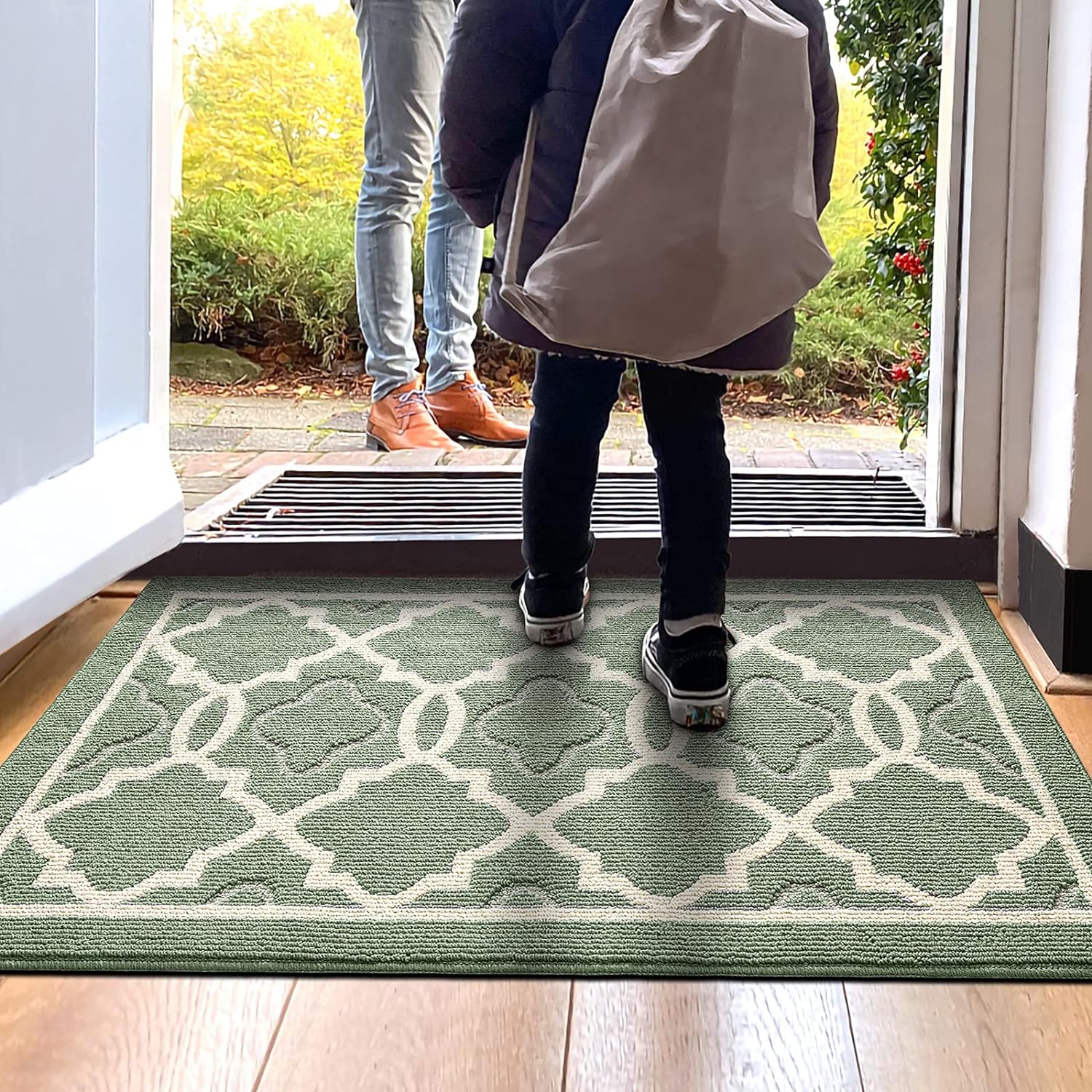 Tapis De Porte, Paillasson D'Entree Interieur Et Extérieur Tapis Antidérapant Et Anti-Poussière