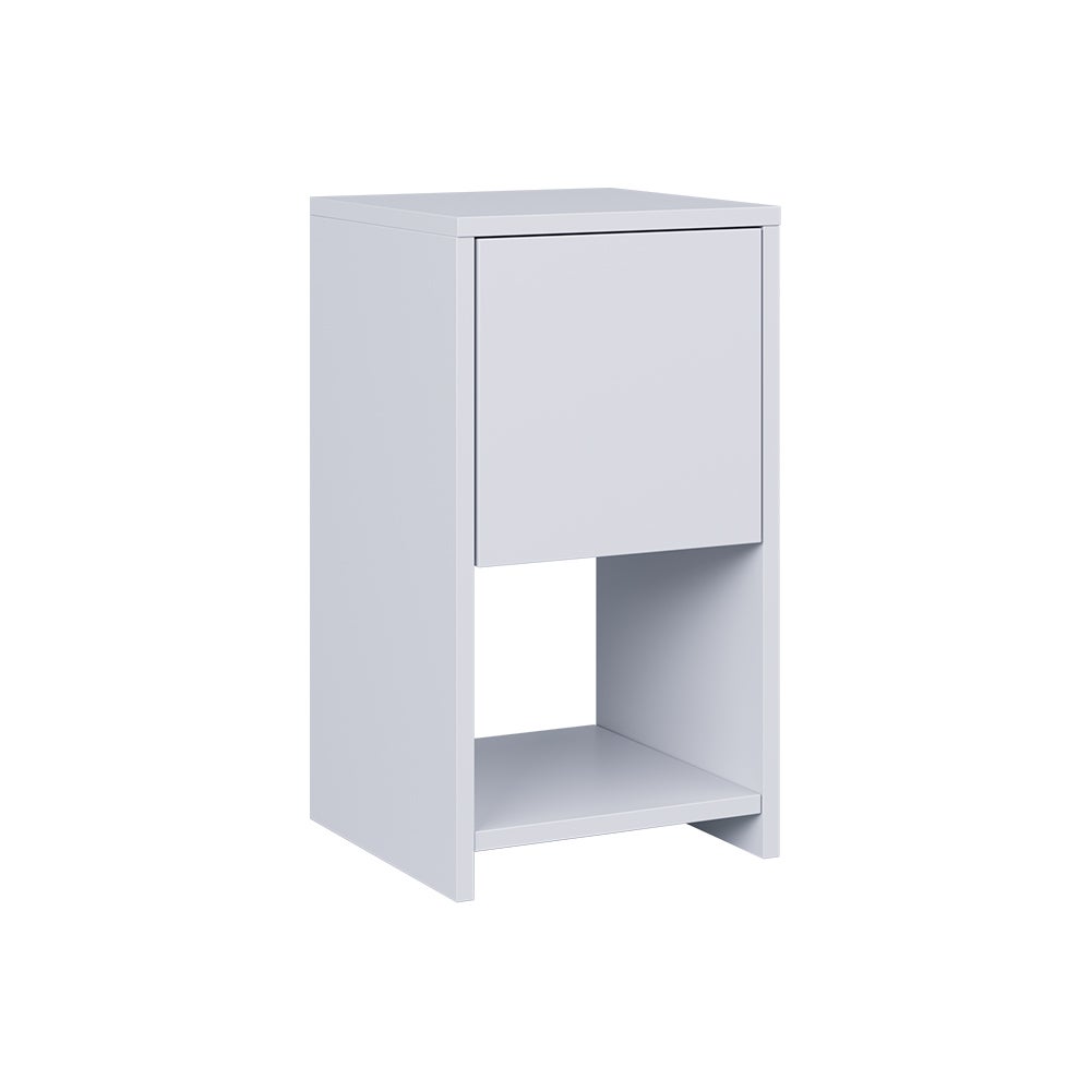 Vicco Stolik nocny Evo, Biały, 30 x 55 cm z 3 szufladami