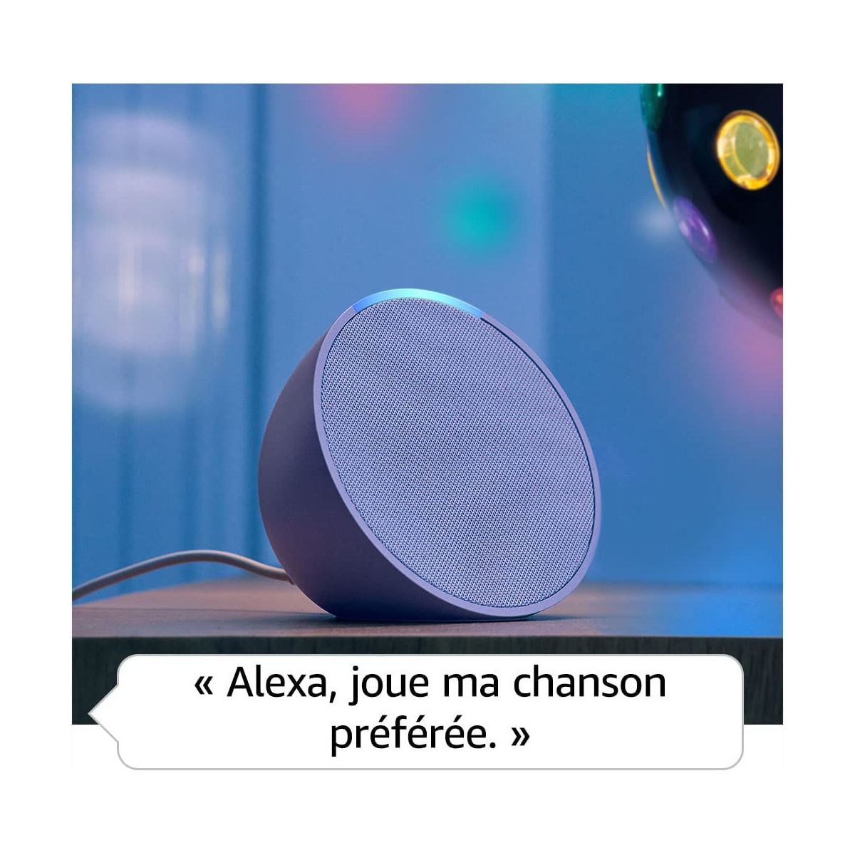 Assistant vocal AMAZON Echo Pop Lavande - 3