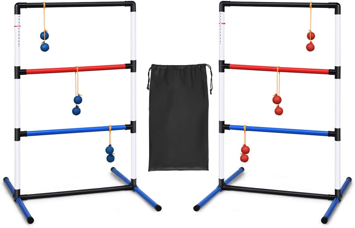 Zestaw 2 Zabawek do Rzucania, Piłka Golfowa z 6 Paramii Golfów i 2 Półkami na Cele, z Torbą Transportową