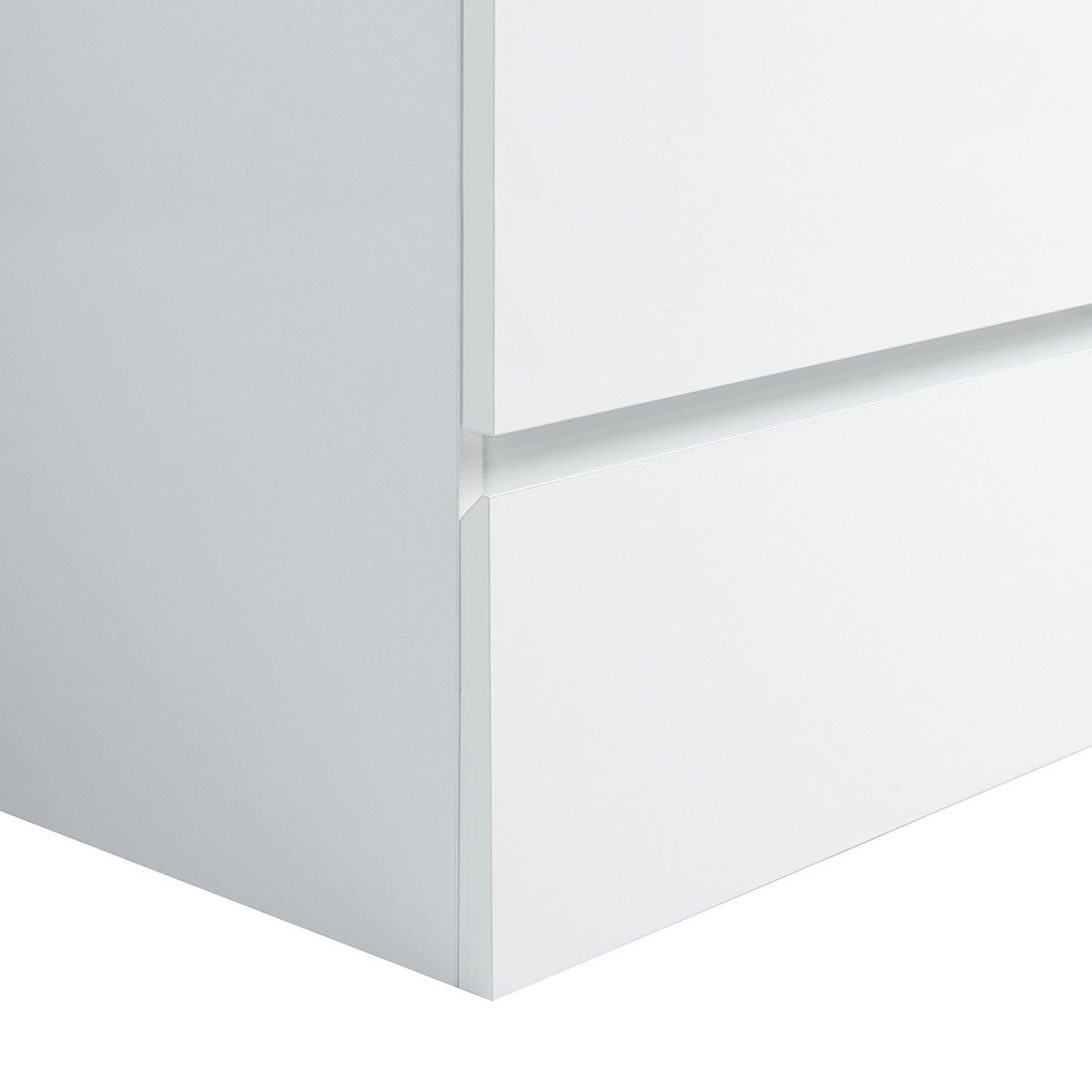 Meuble double Prémonté sous vasque Blanc 120Cm SAYA - 6