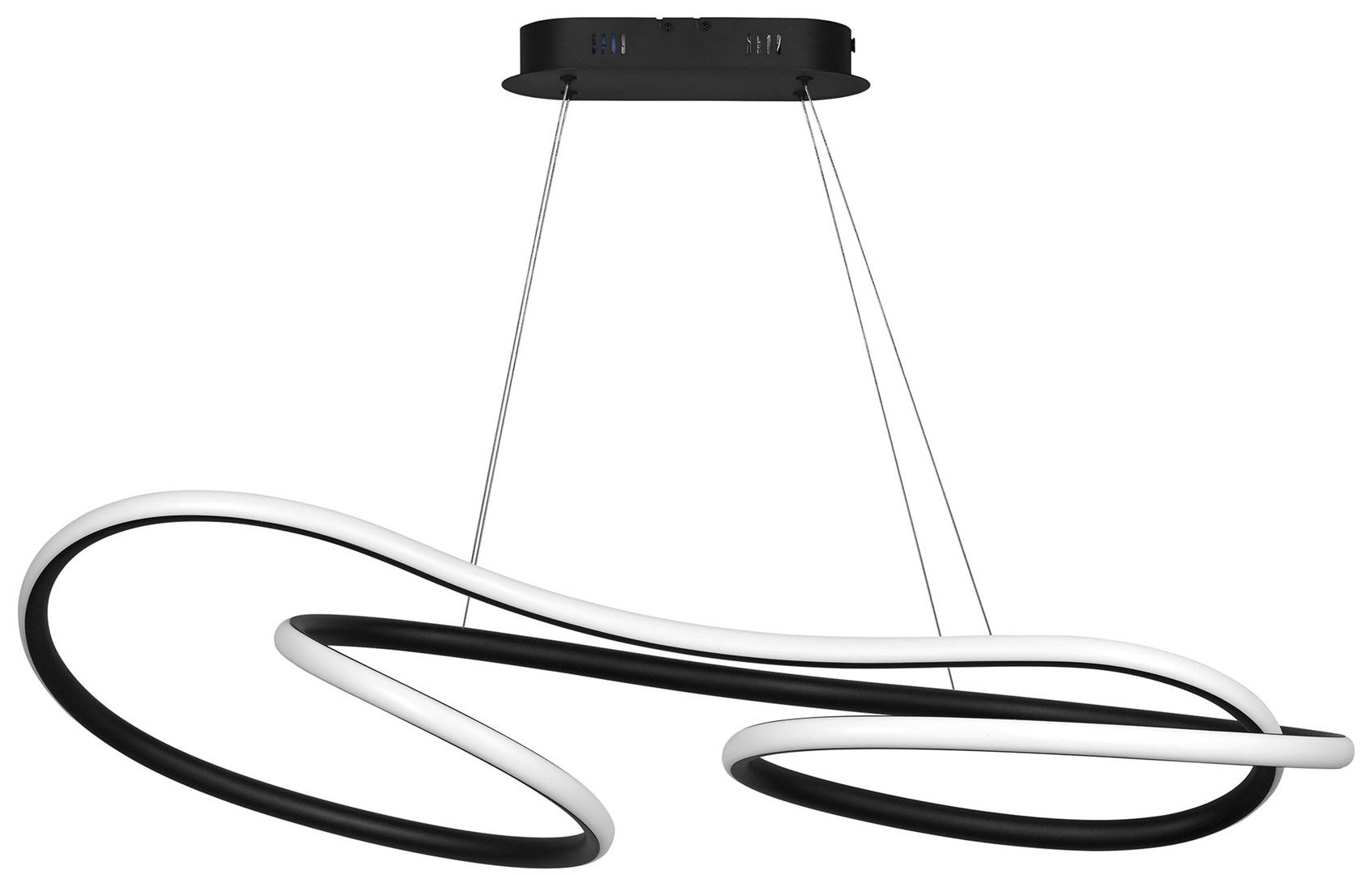Plafonnier LED Hofstein Gris Argenté - Lampe Suspension Moderne - 1-3 Lumières