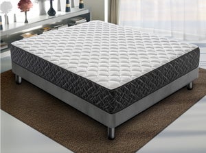 KUO Dream Materasso ComfortNest 25 Cm - Memory Foam Visco Energy, Lato Estivo/Invernale, Traspirante, Antidecubito, 90x180 Cm, Prodotto In Spagna