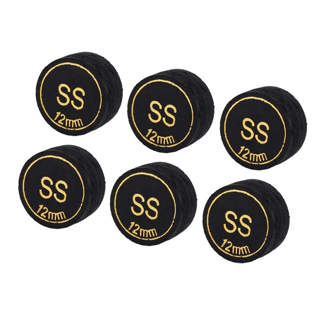 6 Punte Per Stecche Da Biliardo In PU 12mm - Ricambio Per Bastoni Da Biliardo E Snooker - Foto 9