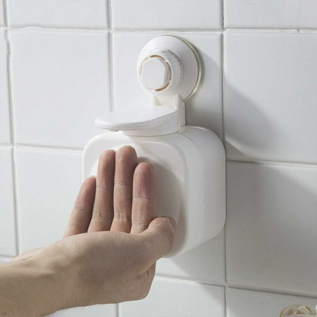 UNOSAIC Portasapone A Ventosa In ABS Con Foro Di Drenaggio – Set Da 2 Pezzi, Trasparente, Montaggio A Parete Senza Fori Per Doccia E Bagno