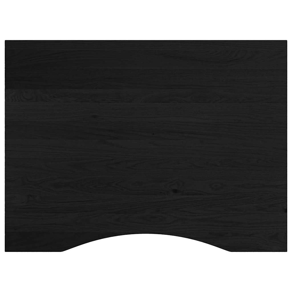 établi marron foncé 80x60x(71,5-98) cm bois de chêne massif - 8
