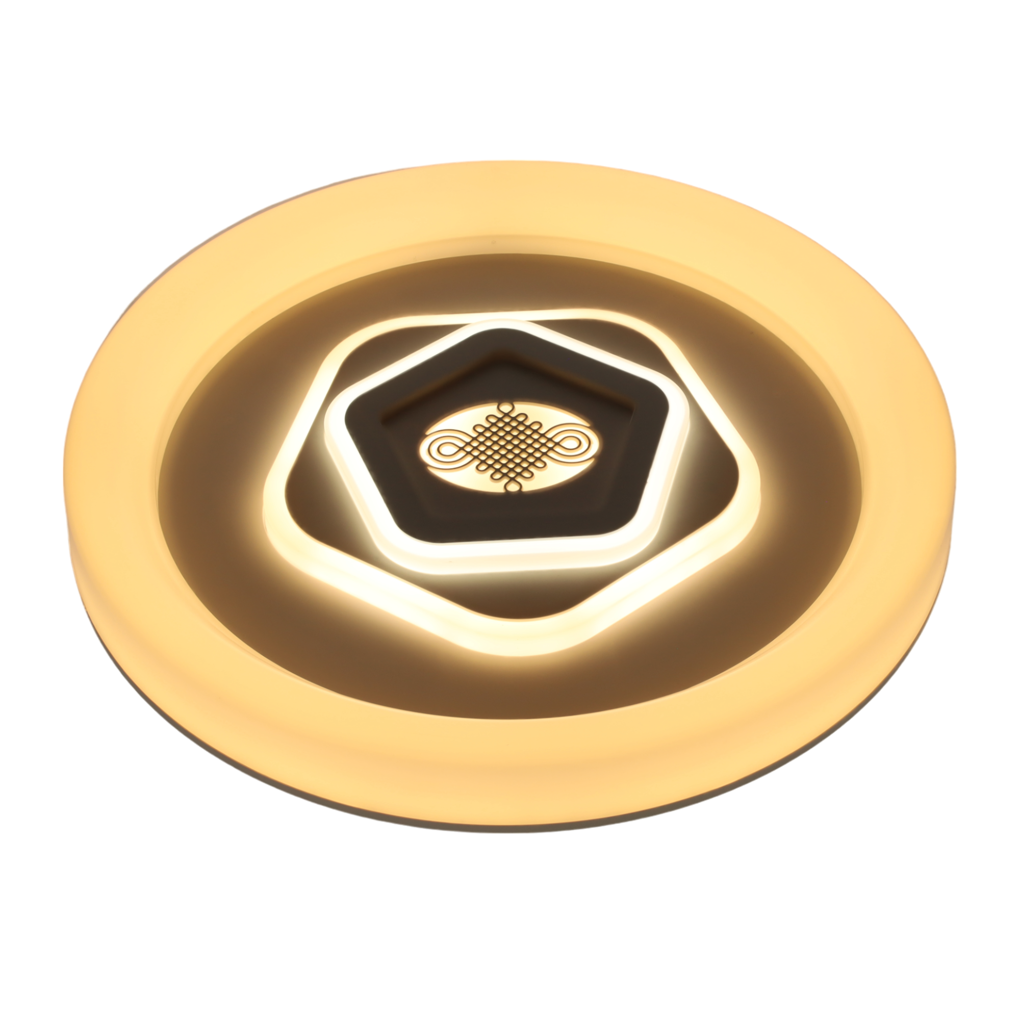 Lampa sufitowa LED 48W Konstrukcja CCT Średnica 400mm