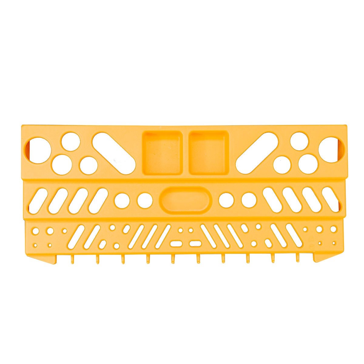 Painel de ferramentas 50 x 100 x 1,7cm Kit modular 2 painéis perfurados 2 prateleiras + 50 ganchos INTEC sortidos - 4