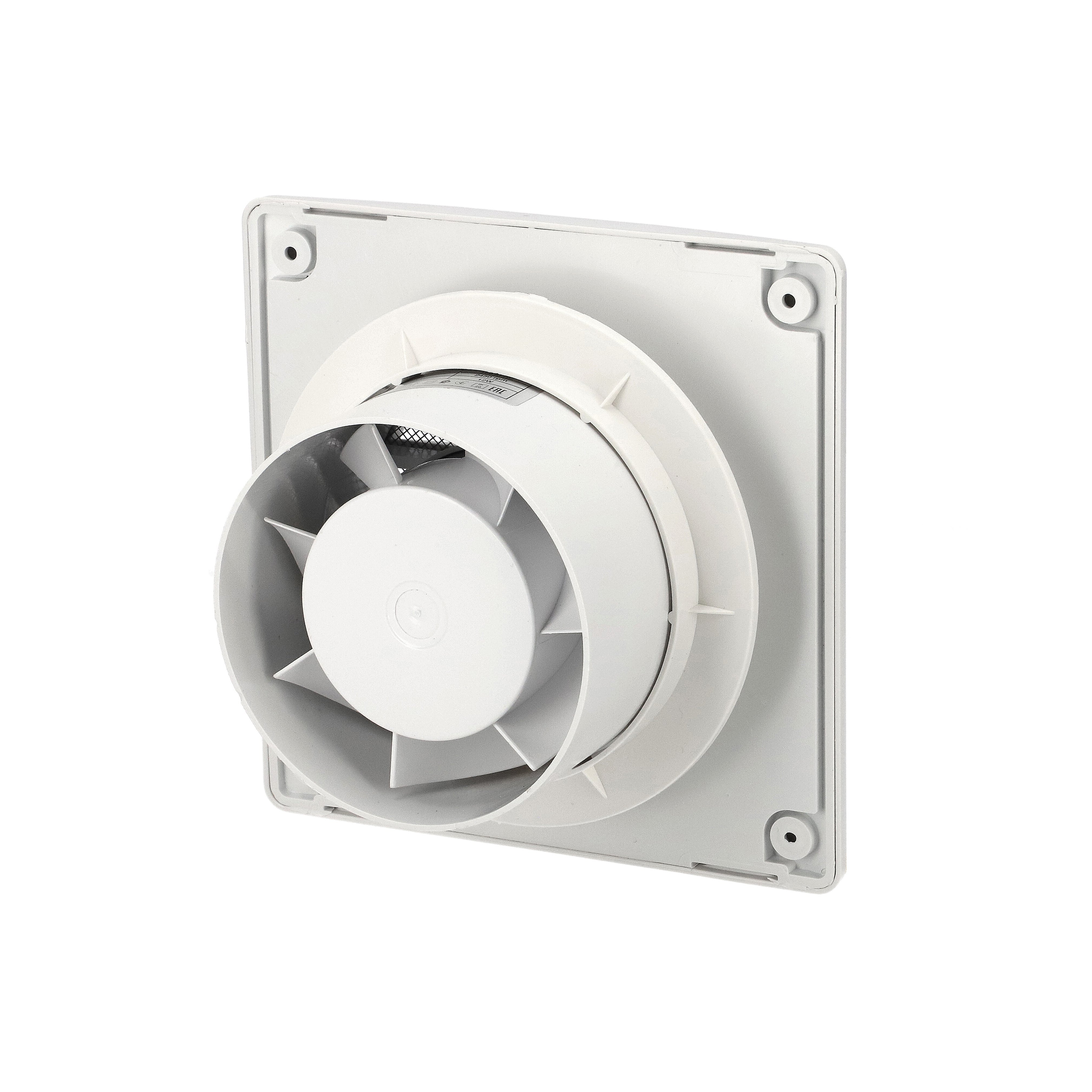 Ventilateur d'extraction du mur 100 mm en plastique CLASSIC blanc 500.000.100 HOROZ ELECTRIC - 5