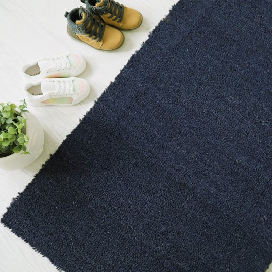 Paillasson - Tapis brosse Coco - Bleu - Ep. 23 mm - 2m x 5m - 2