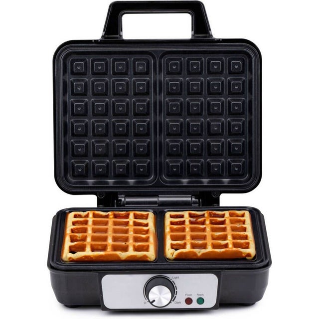 ALPINA Elektryczna Gofrownica 1000 W Czarna ALP-BL-22325