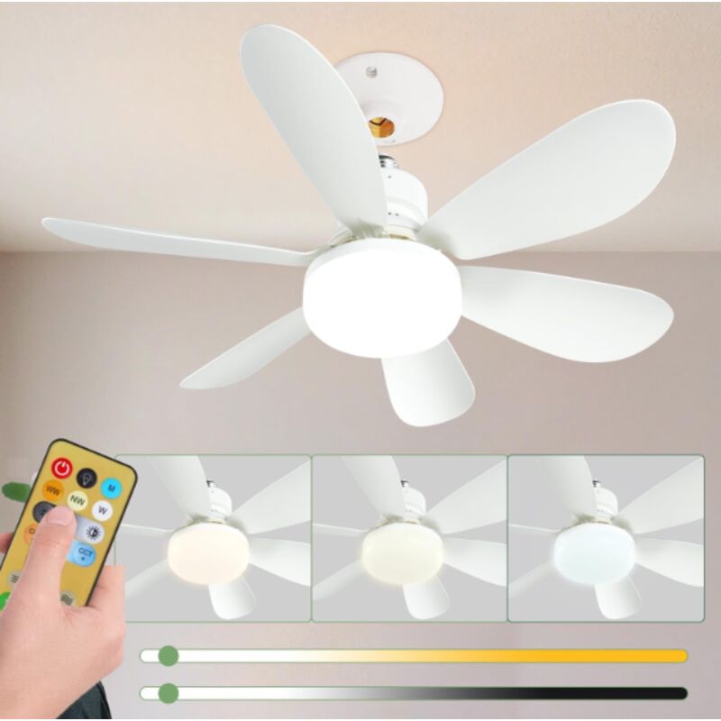 Ventilatore A Soffitto Intelligente Lorpies 52" Con Luci LED RGB Dimmabili E Telecomando - Silenzioso, Controllo Vocale Alexa/Google, Per Interni/Esterni (Montaggio A Incasso) - 3