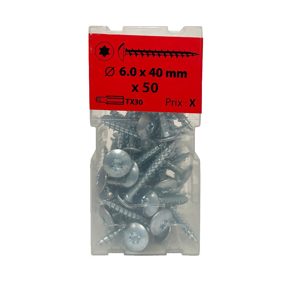 Vis Penture Rocket - 7,0 MM X 40,0 MM - Boîte De 100