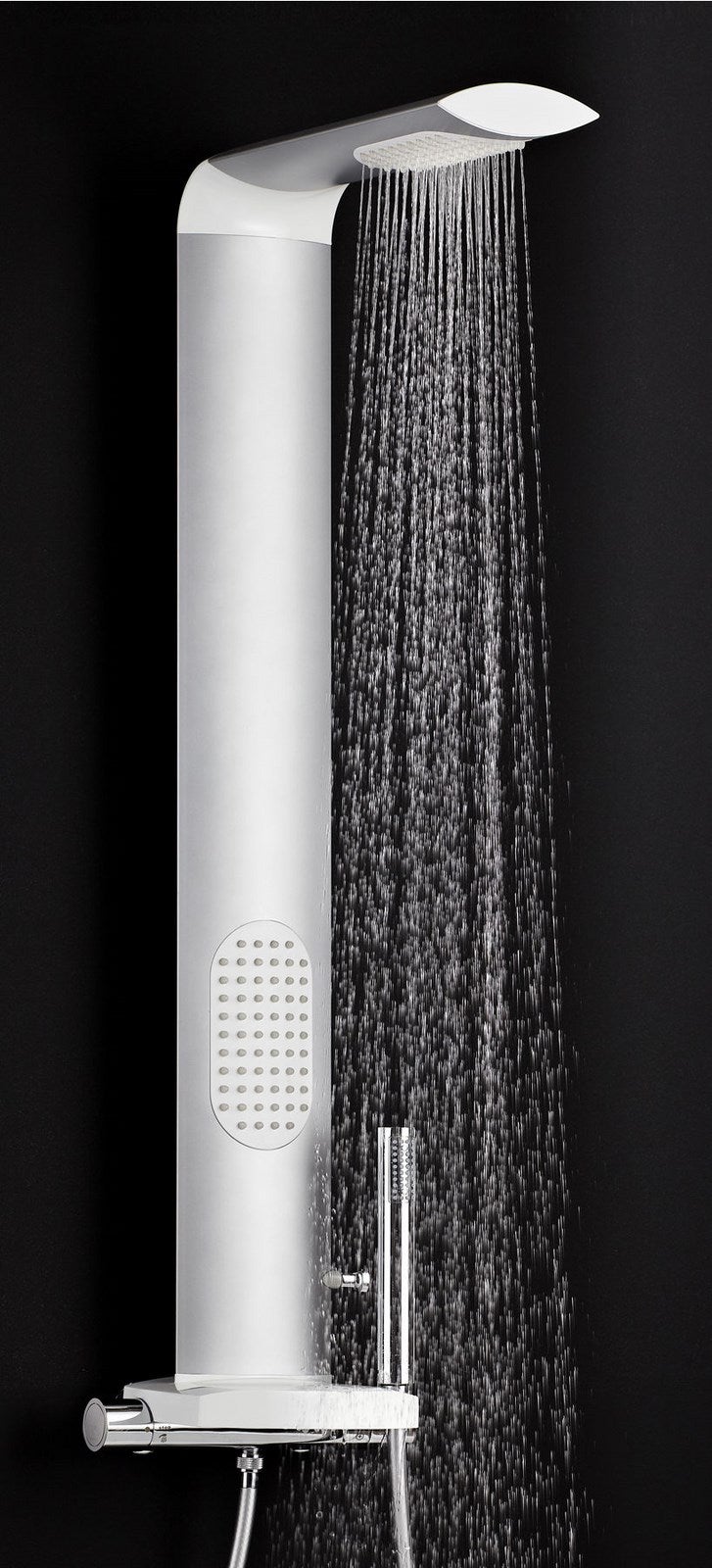 Columna de ducha isme, zonas de chorros energic zone, grifería termo
