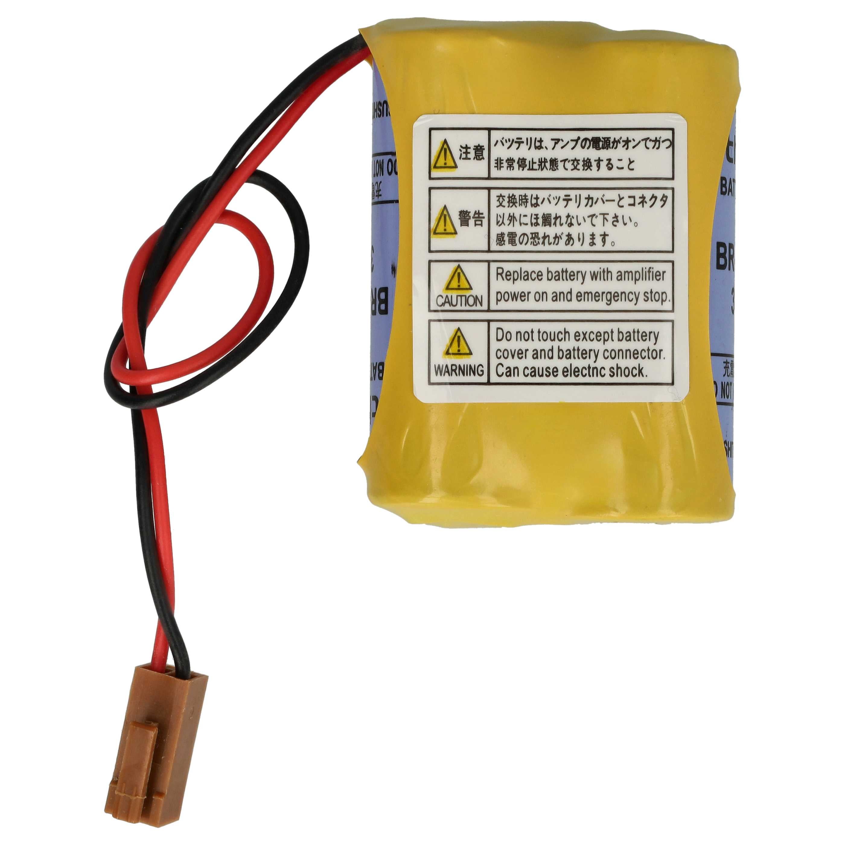 vhbw Batterie compatible avec Ge Fanuc A06 programmable logic, A98L00310011 PLC Contrôleur Logique Programmable (2200mAh, 6V, Li-MnO2) - 3