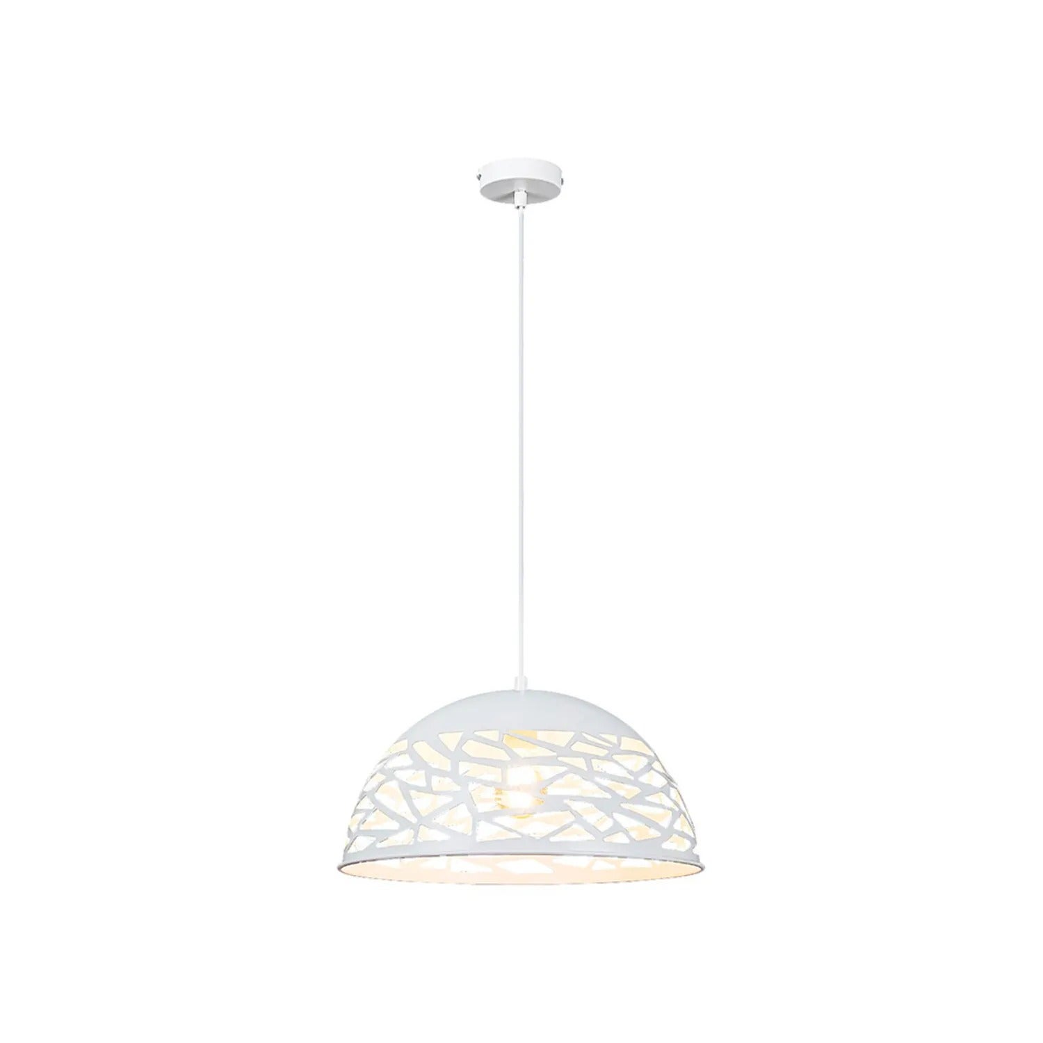 Lampa wisząca Norena biała 1xE27x40W metal wym:127x40x40cm IP20 Rabalux