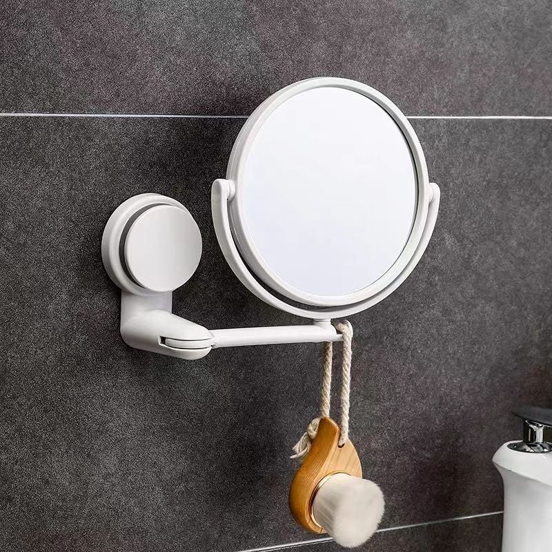Miroir De Table Rotatif 360° Vintage Portable - Miroir Maquillage Double Face Pour Salle De Bain Et Chambre