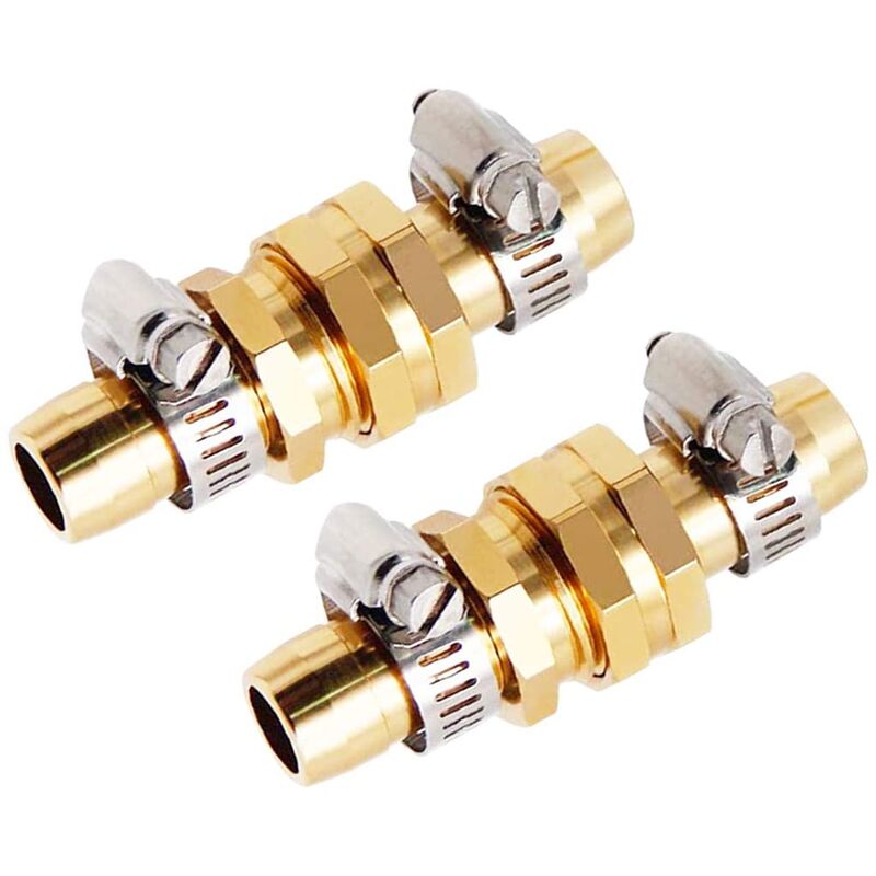 Złączka do węża ogrodowego, złączka naprawcza do węża żeńska i męska do złączek do węży 3/4" lub 5/8", 2 zestawy