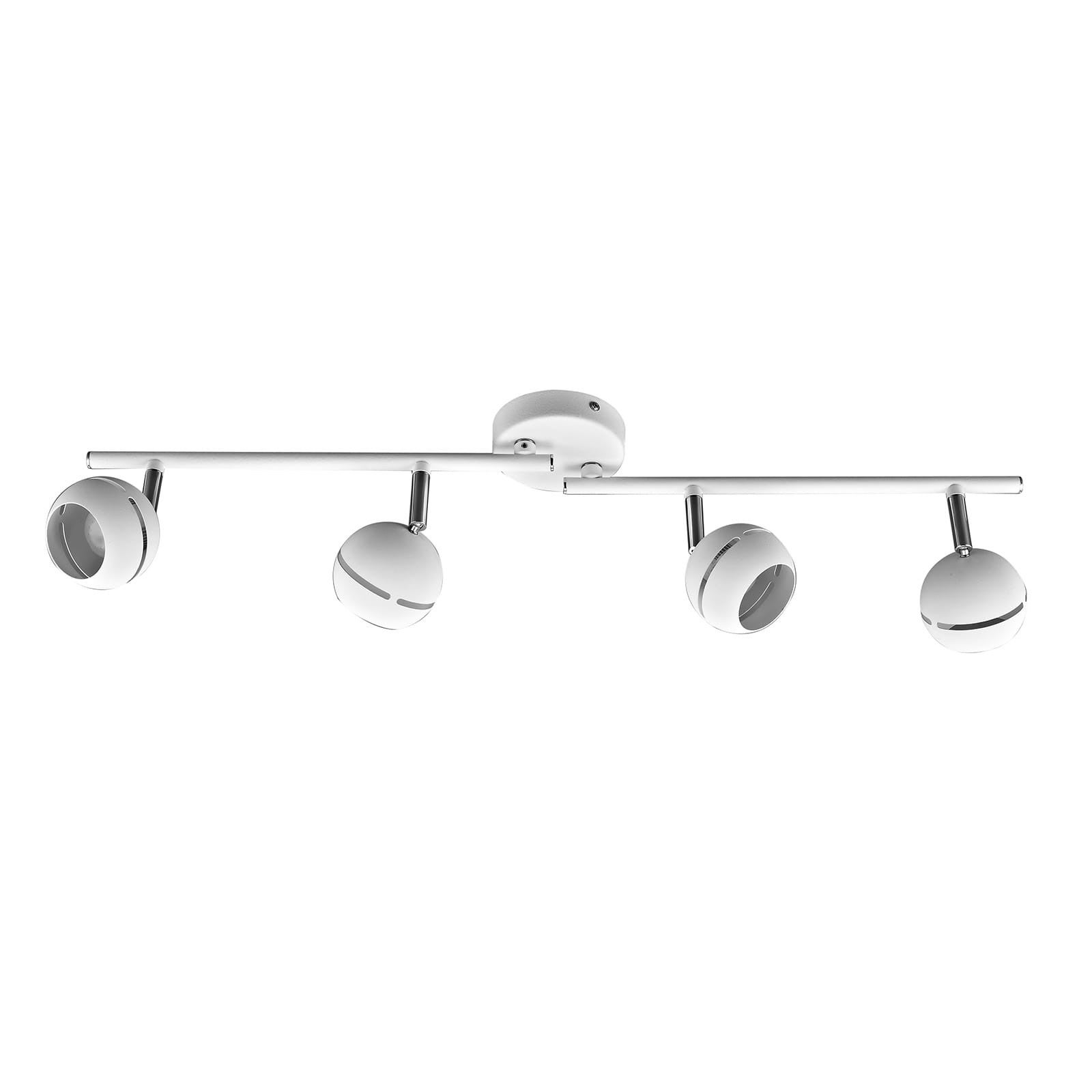 Lampa sufitowa wisząca Anita biała chromowana LED 20W 3000K 1520lm nowoczesna wym: 70 x 9 cm metal Italux