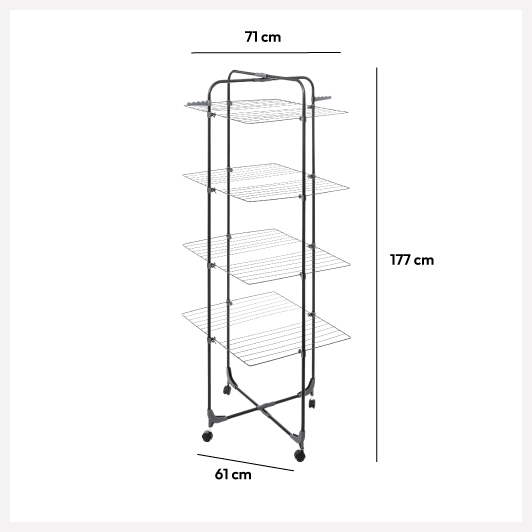 Étendoir à linge pliant tour 40m 