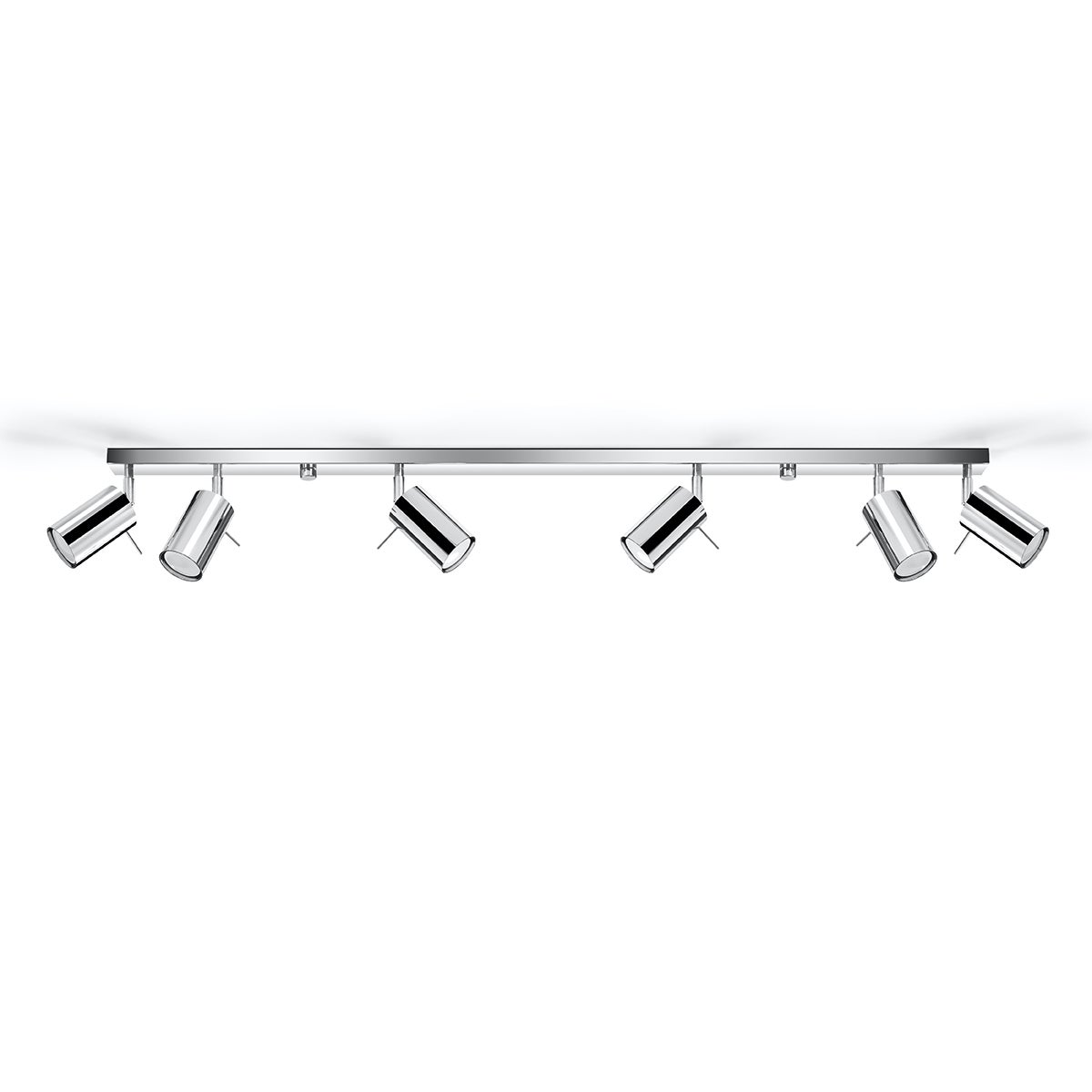 Plafon BRIIX 6L chrom LED 4000K - 118x6x16cm Sollux