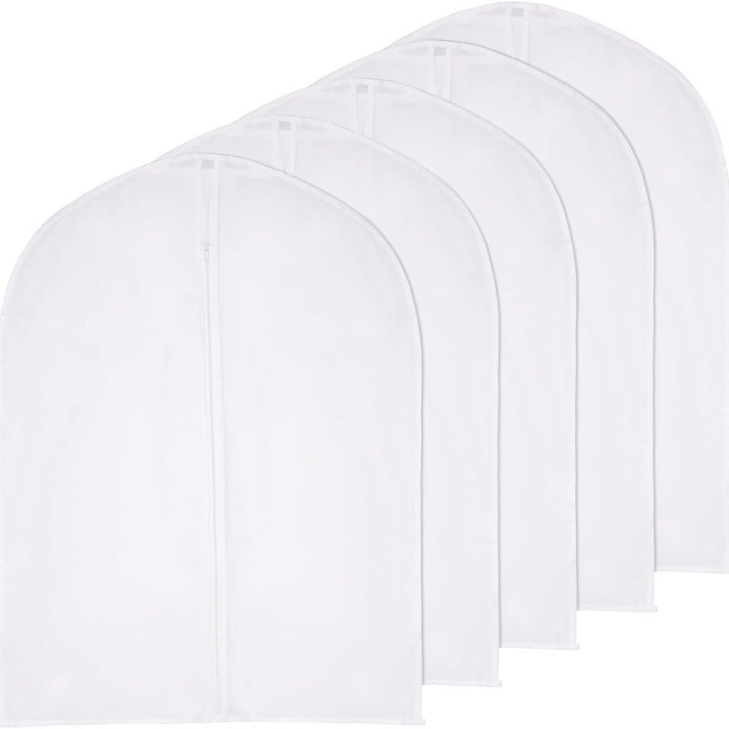 Oddychające i pyłoszczelne torby do przechowywania ubrań (5 szt.) (60 x 80 cm)