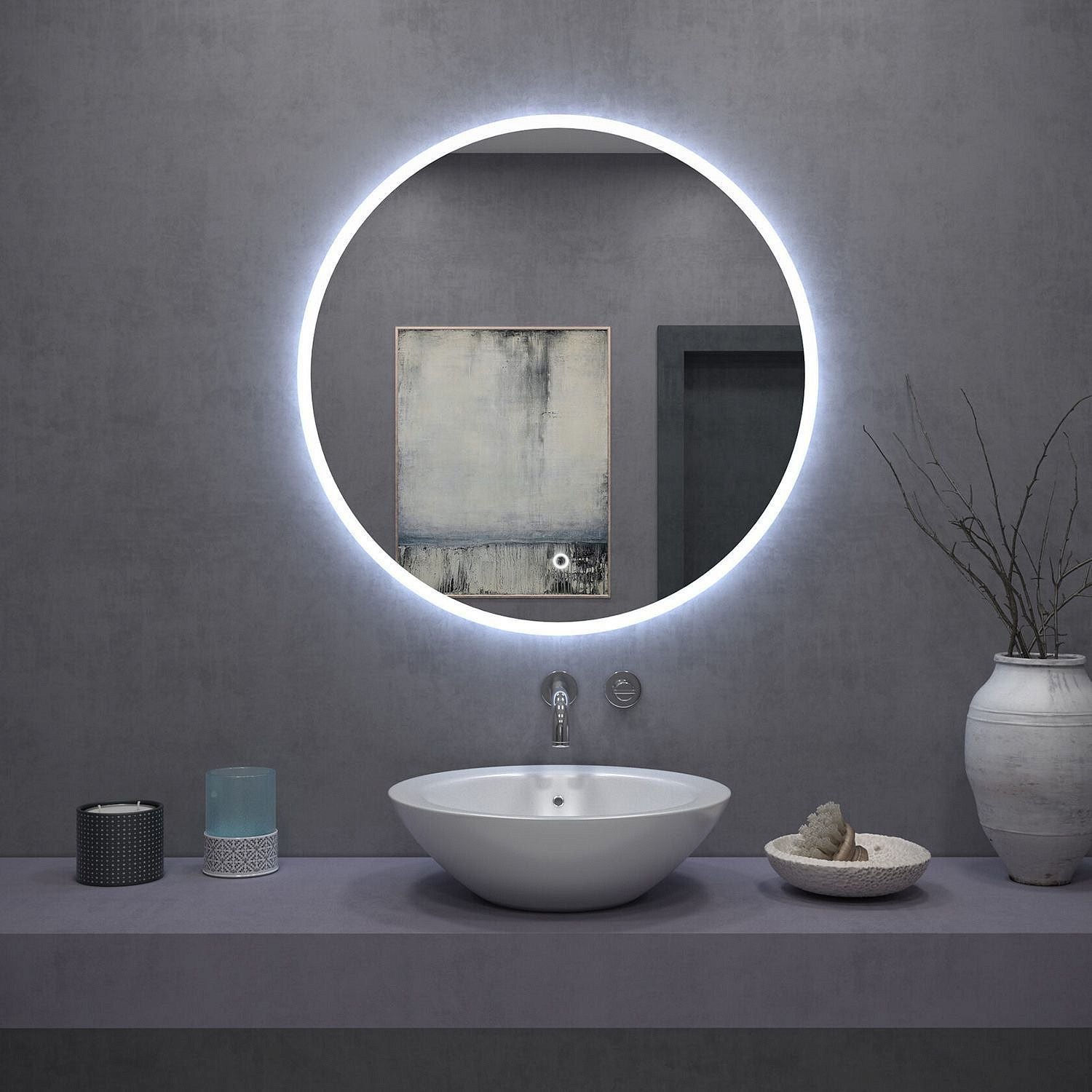 Lustro ścienne LED 70cm FFJ70 - 2