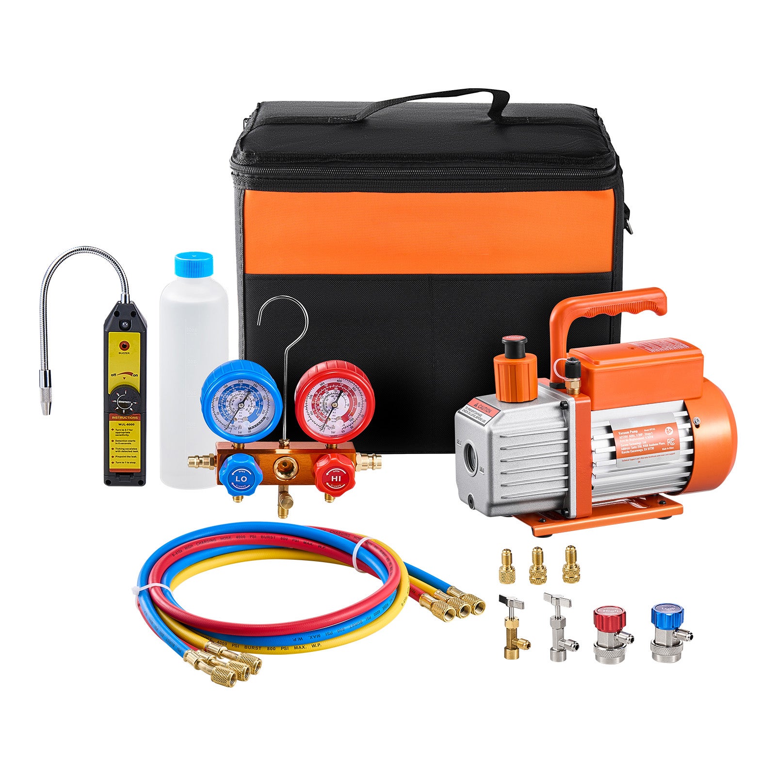 Kit Pompe à Vide 3,6 CFM Avec Jauge - Pour Climatisation Split Home Mini - Diagnostic Auto/maison - Neuf Emballé